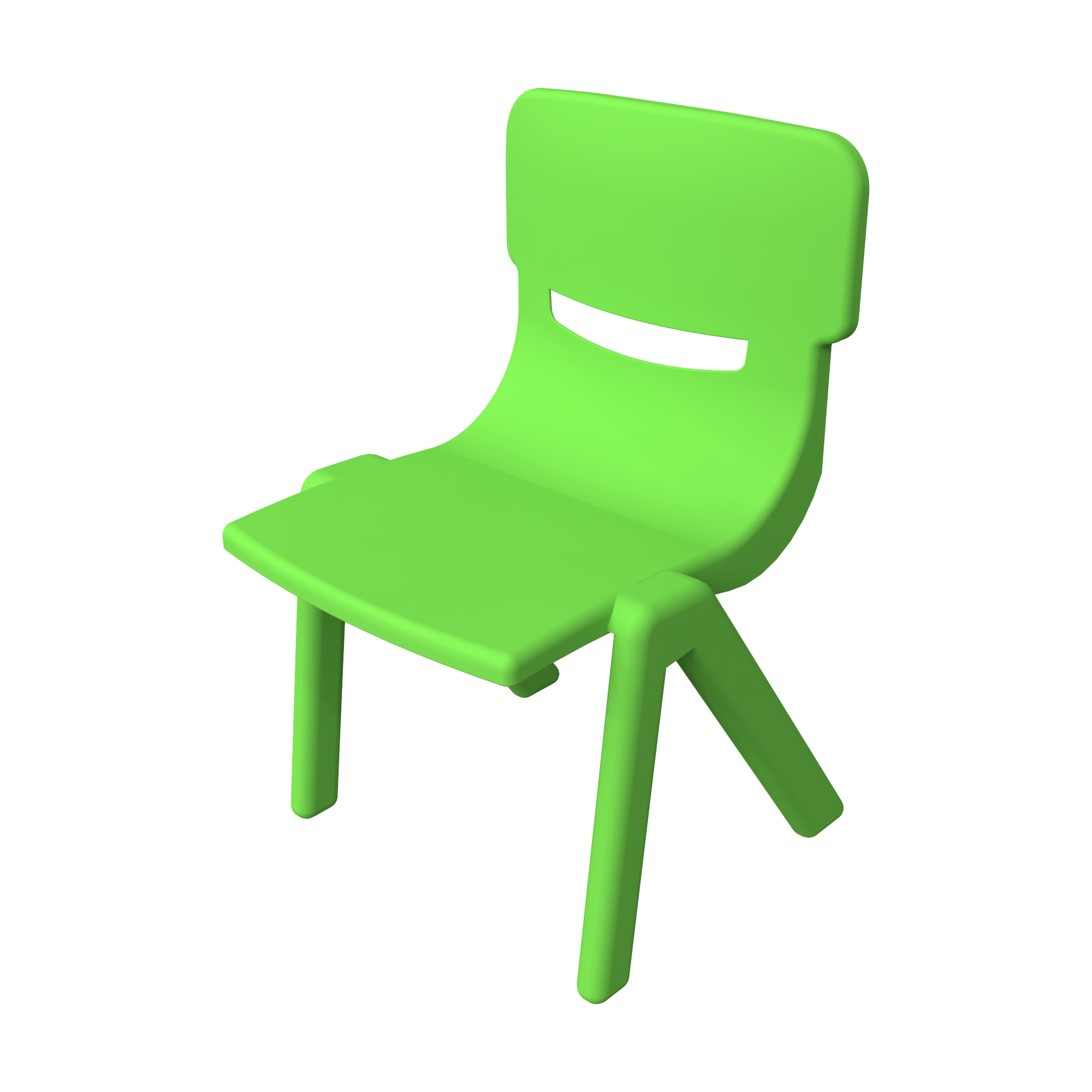 Dieses Bild zeigt eine Kindermöbel Fun chair Green