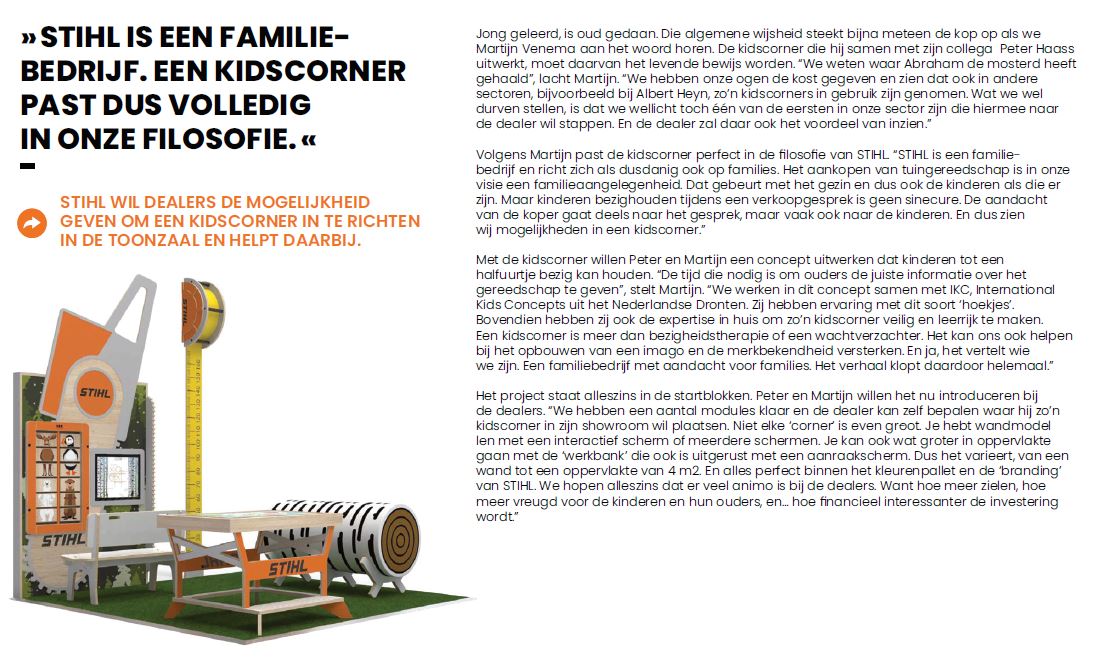 STIHL kidscorner artikel